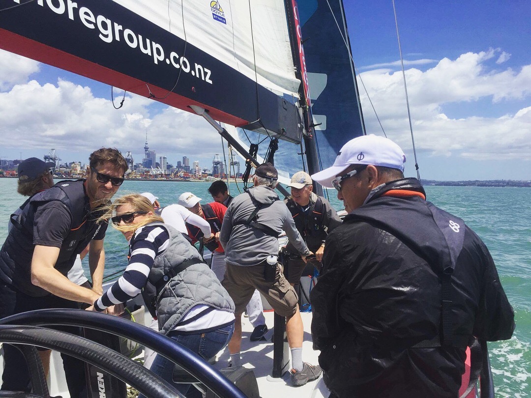 America's Cup Yachts, Sailing Auckland